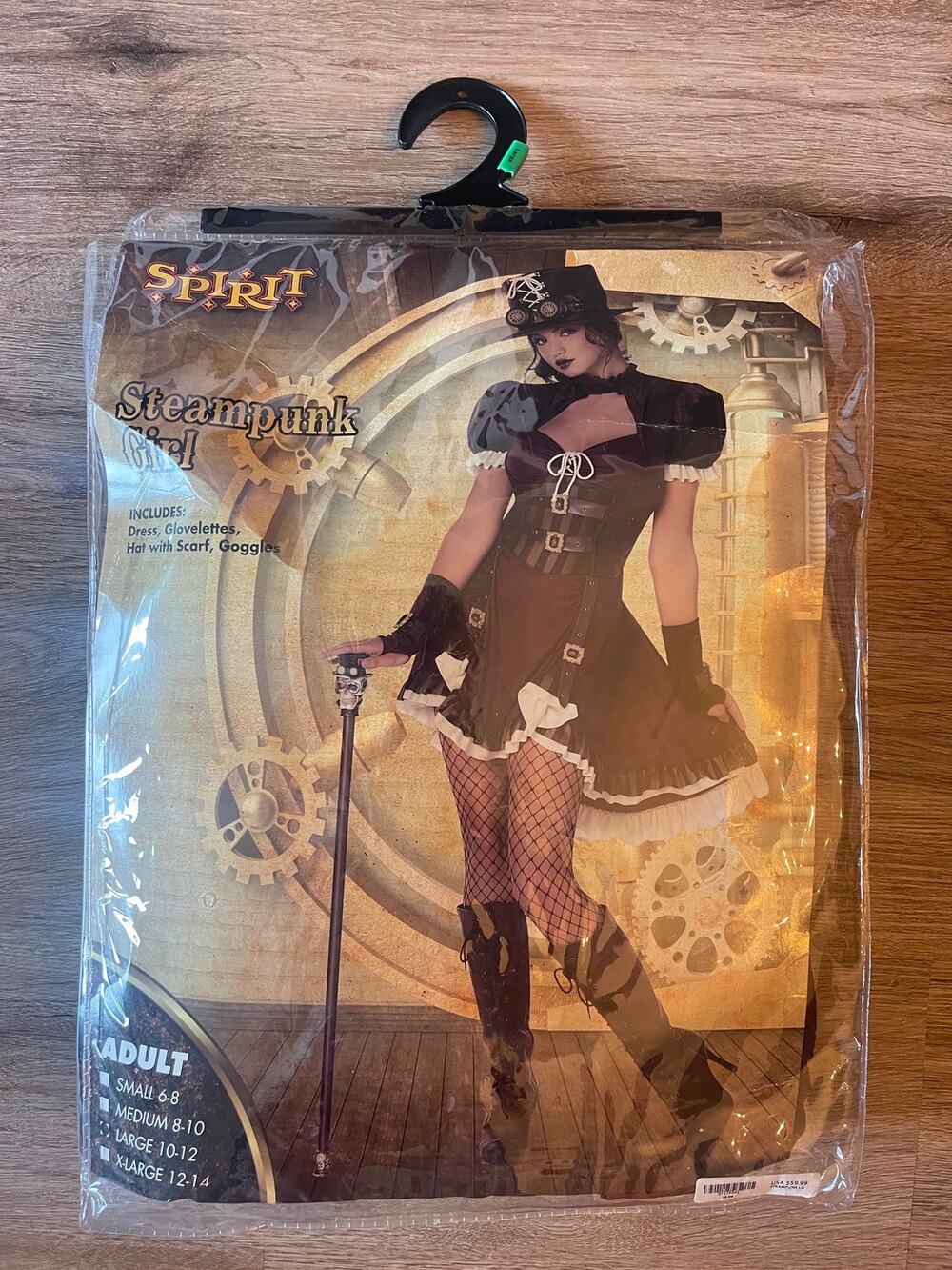 Steampunk Girl Spirit Halloween Costume Size Large